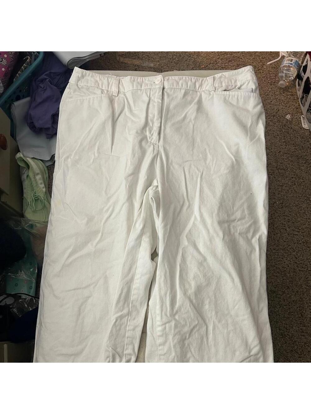 Briggs & Riley Women's White Trousers